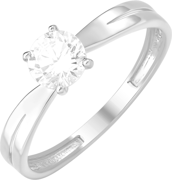 Изображение товара Кольцо из серебра 7 КАРАТ П1217-002С (р.17, с фианитами)