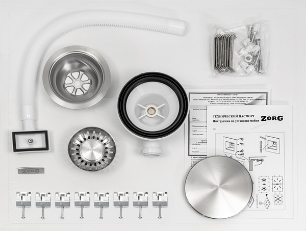 Изображение товара Мойка кухонная ZORG ZRN 5045 Premium Satin