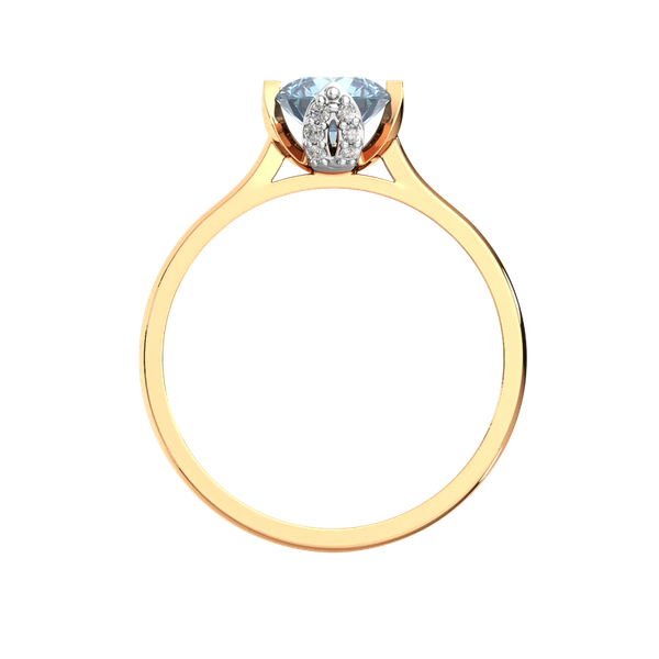 Изображение товара Кольцо из розового золота ZORKA 2S40193.14K.R (р.17, с топазом и фианитами)