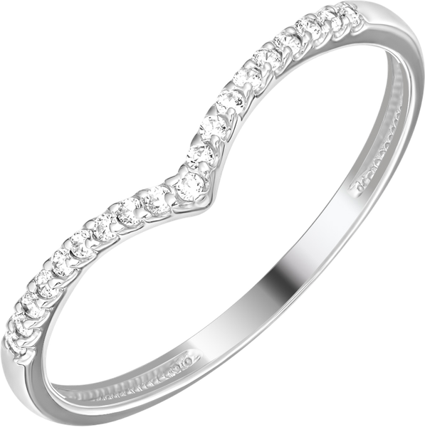 Изображение товара Кольцо из серебра 7 КАРАТ П1217-017С (р.19,5, с фианитами)