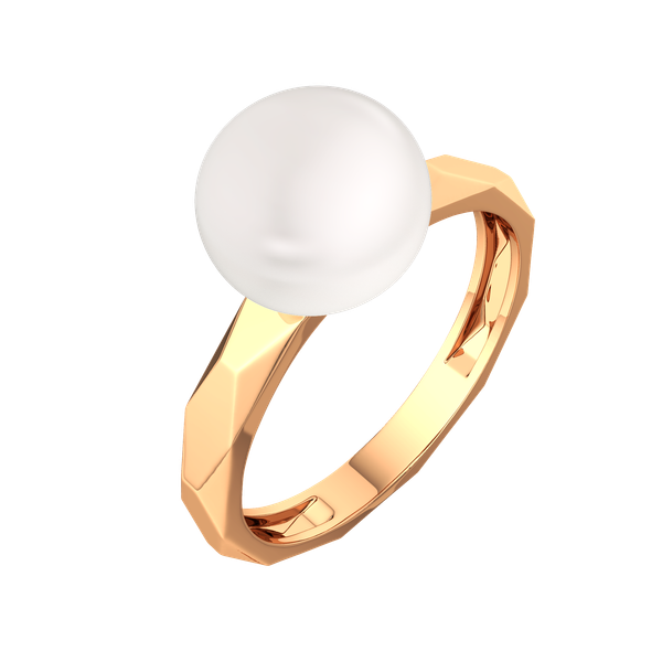 Изображение товара Кольцо из розового золота ZORKA 2101682.14K.R.ZZ (р.17, с жемчугом)