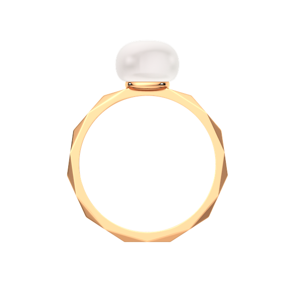 Изображение товара Кольцо из розового золота ZORKA 2101682.14K.R.ZZ (р.17, с жемчугом)