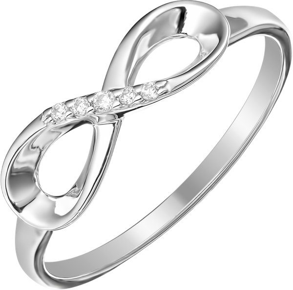 Изображение товара Кольцо из серебра 7 КАРАТ П1217-016С (р.20, с фианитами)