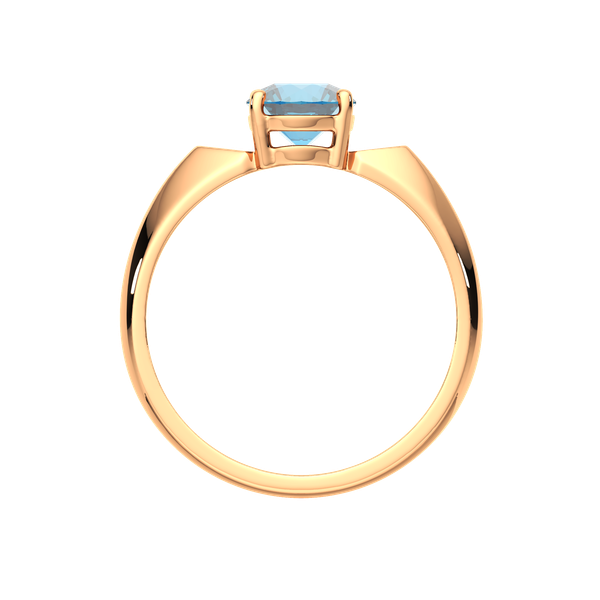 Изображение товара Кольцо из розового золота ZORKA 2S4038.14K.R.ZZ (р.17.5, с топазом и фианитами)