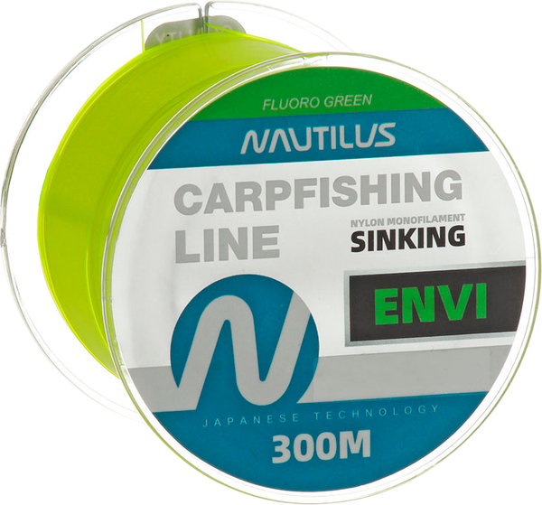 Изображение товара Леска монофильная NAUTILUS Envi Fluoro green 0.309мм 8.1кг 300м / 06-42302445