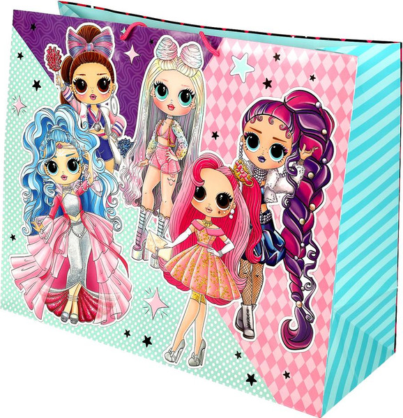 Изображение товара Пакет подарочный Чудо праздник Супер девочки PXXL-92070-OM