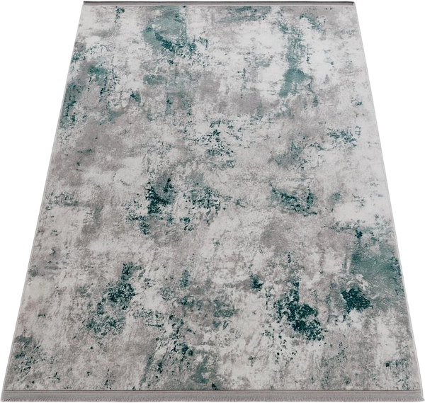 Изображение товара Ковер Radjab Carpet Амаль Прямоугольник 0901A (1.6x3, Grey/D.Green)