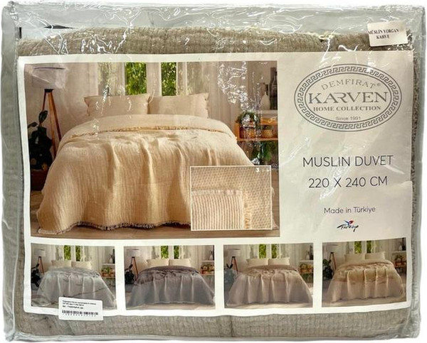 Изображение товара Покрывало Karven Евро 220x240 / Y1050 Kahve