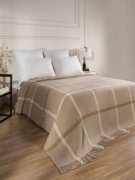 Изображение товара Плед Karven 1.5сп 150x200 / PL024 EKOSE v3/Bej