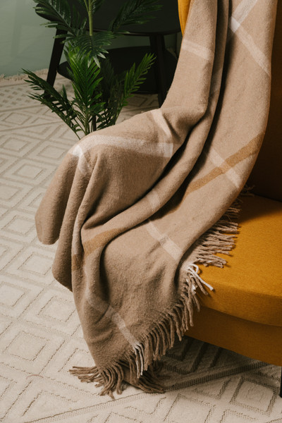 Изображение товара Плед Karven 1.5сп 150x200 / PL024 EKOSE v3/Bej