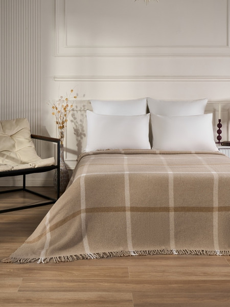 Изображение товара Плед Karven 1.5сп 150x200 / PL024 EKOSE v3/Bej