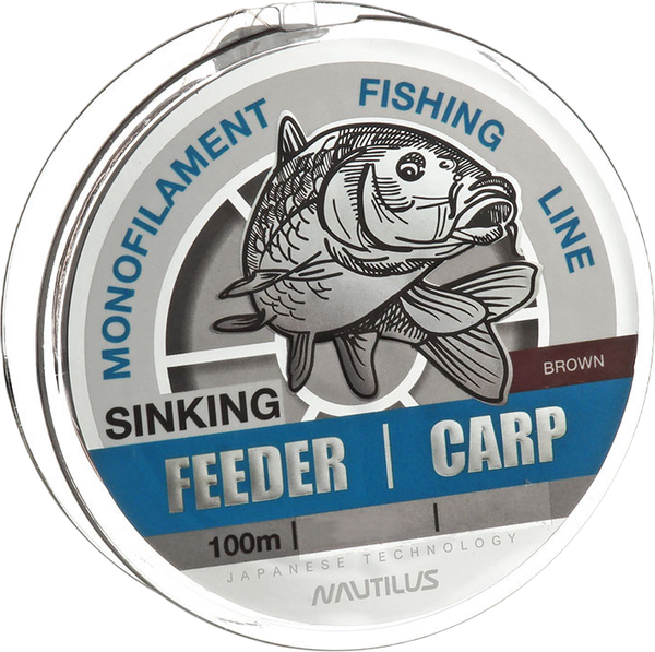Изображение товара Леска монофильная NAUTILUS Feeder Карп 0.20мм 5.9кг 100м brown / 06-42302565