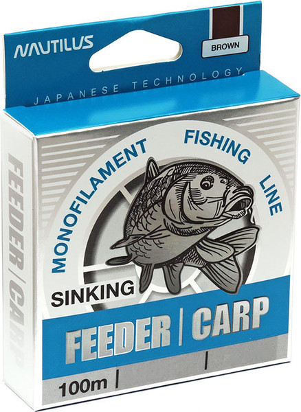 Изображение товара Леска монофильная NAUTILUS Feeder Карп 0.40мм 17.1кг 100м brown / 06-42302572