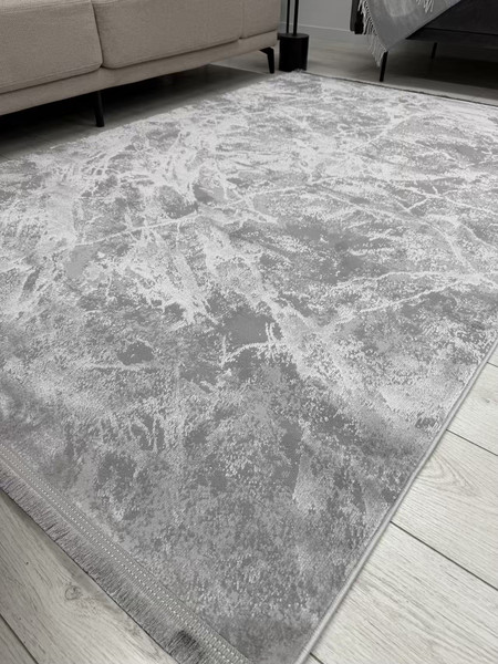 Изображение товара Ковер Radjab Carpet Амаль Прямоугольник 0911A (1.5x2, Grey/Grey)