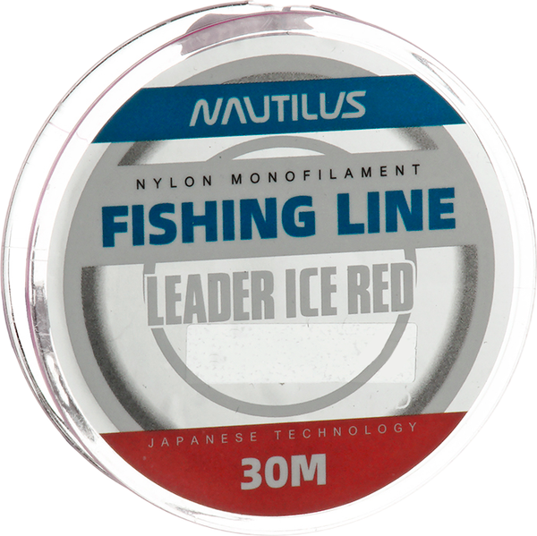 Леска монофильная NAUTILUS Leader Ice 0.14мм 2.2кг 30м red / 06-42302512 — фото 3