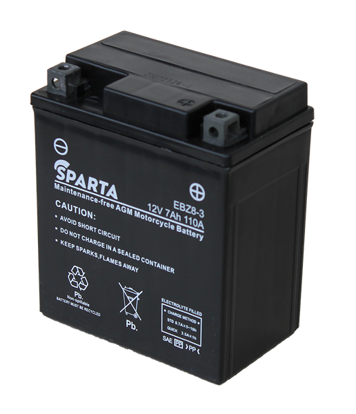 Изображение товара Мотоаккумулятор SPARTA EBZ8-3 (7 А/ч)