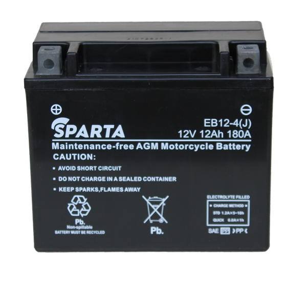 Изображение товара Мотоаккумулятор SPARTA EB12-4(J) (12 А/ч)