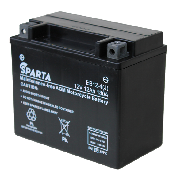 Изображение товара Мотоаккумулятор SPARTA EB12-4(J) (12 А/ч)