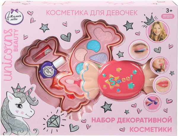 Изображение товара Набор детской декоративной косметики Милая Леди 124223-UNI-ML-WOT