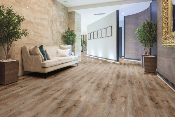 Изображение товара Виниловый пол SPC Floor Noventis Avalon Дуб Янтарный 1587