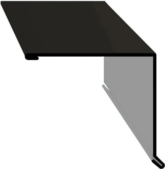 Изображение товара Планка торцевая Скайпрофиль 95 Эконом Плюс-Пэ-мат-RAL9005 (2м)