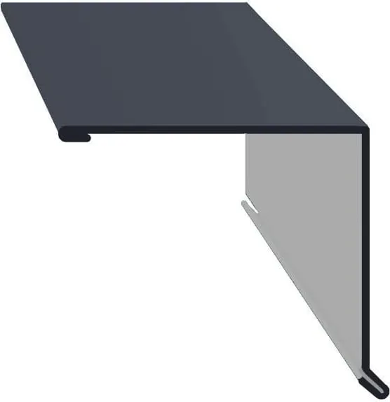 Изображение товара Планка торцевая Скайпрофиль 95 Эконом Плюс-Пэ-мат-RAL7024 (2м)