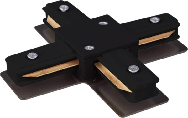 Изображение товара Коннектор для шинопровода Leek Х-образный / LE062311-010 (черный)