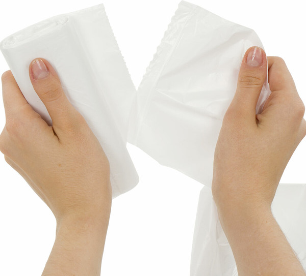 Изображение товара Пакеты для мусора Laima 605539 (60л, 20шт, белый)