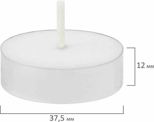 Изображение товара Набор свечей Laima Чайные / 609199 (10шт)