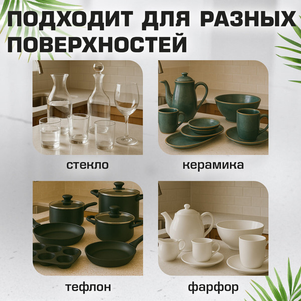 Изображение товара Набор губок хозяйственных Laima 700257 (2шт)