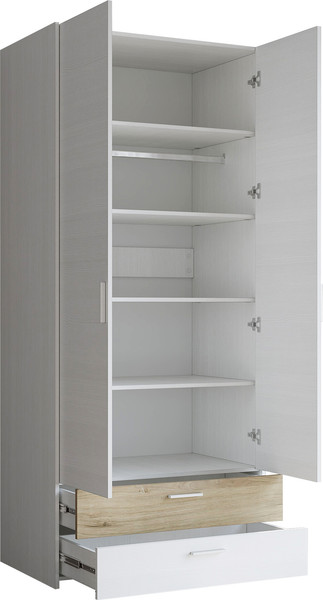 Изображение товара Шкаф Евва Венеция BH-2D2S (бодега белый/гикори кингстон)