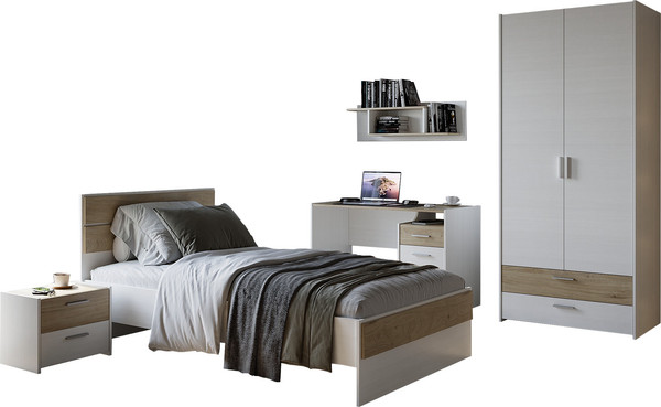 Изображение товара Шкаф Евва Венеция BH-2D2S (бодега белый/гикори кингстон)