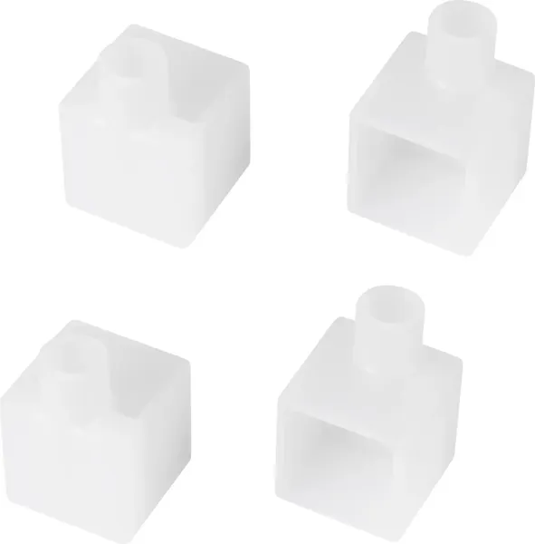 Заглушка для профиля Arlight WPH-FLEX-1616-90 WHITE с отверстием / 058044 — фото 3
