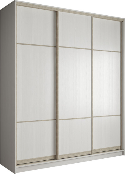 Изображение товара Шкаф-купе Евва АЭП ШК.3 03 18 BbBbH.03 (бодега белый/бодега белый/дуб шато)