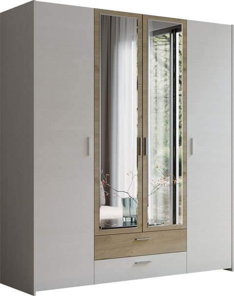 Изображение товара Комплект мебели для спальни Евва Венеция 1 ВН-1.1 (бодега белый / гикори кингстон)