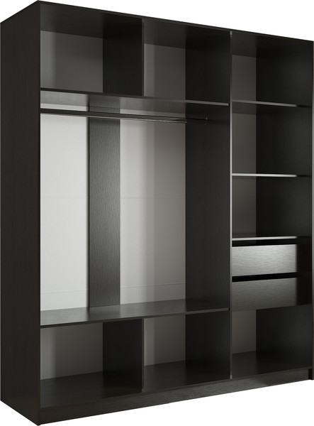 Изображение товара Шкаф-купе Евва АЭП ШК.3.01 233 VS.02 (венге/хром)