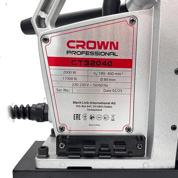 Изображение товара Магнитный сверлильный станок CROWN CT32040