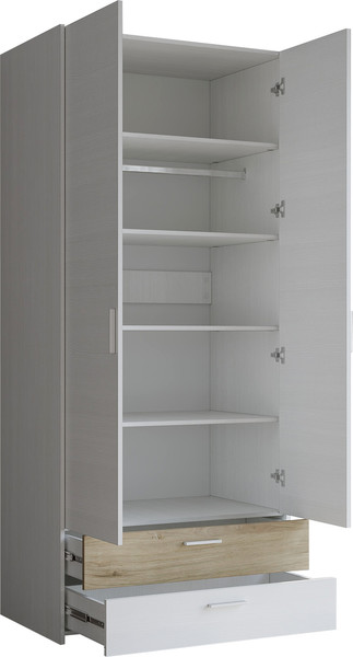 Изображение товара Комплект мебели для спальни Евва Венеция 7 ВН-1.6.2 (бодега белый/гикори кингстон)