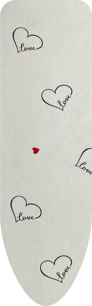 Изображение товара Чехол для гладильной доски Comfort Alumin Group My Love с подложкой 130x50cм / 011188 (бежевый)