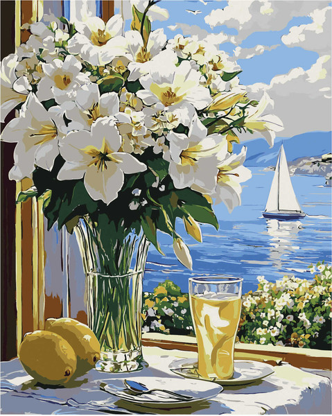 Изображение товара Картина по номерам Феникс+ Букет лилий / 71259