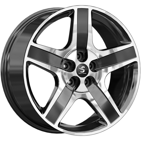Литой диск K&K КР008 Voyah Dream 20x8.5" 5x120мм DIA 66.1мм ET 41.5мм (Diamond Gloss Graphite) — фото 3