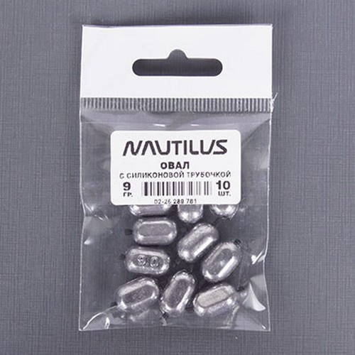 Изображение товара Набор грузил рыболовных NAUTILUS Овал 9.0гр / 02-26289781
