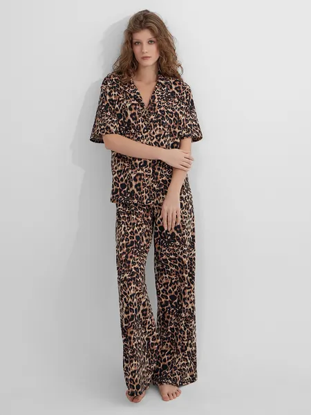 Изображение товара Пижама Mark Formelle 592554 (р.164/170-104-110, леопард на песочном)