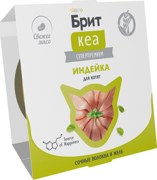 Изображение товара Влажный корм для кошек Brit Care Индейка в желе / 1062905 (75г)