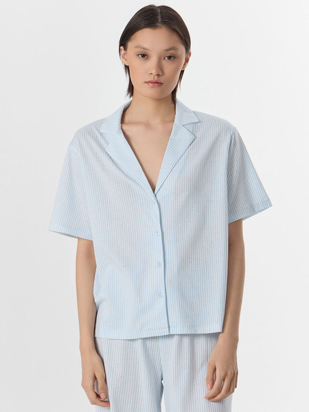 Изображение товара Пижама Mark Formelle 592554 (р.164/170-100-106, голубая полоска)