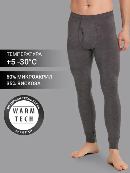 Изображение товара Термоштаны Mark Formelle 641208 (р.78-170/176, темно-серый меланж)