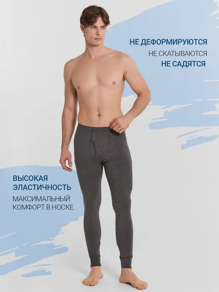 Изображение товара Термоштаны Mark Formelle 641208 (р.94-182/188, темно-серый меланж)