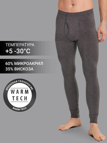 Изображение товара Термоштаны Mark Formelle 641208 (р.102-182/188, темно-серый меланж)