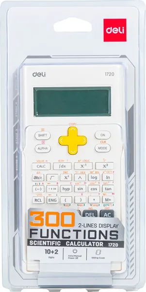 Изображение товара Калькулятор Deli E1720 (белый)