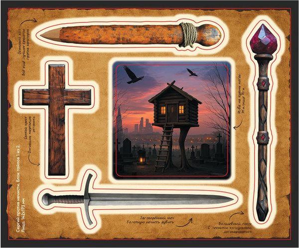 Изображение товара Настольная игра Мир Хобби Сергий против нечисти / 952176